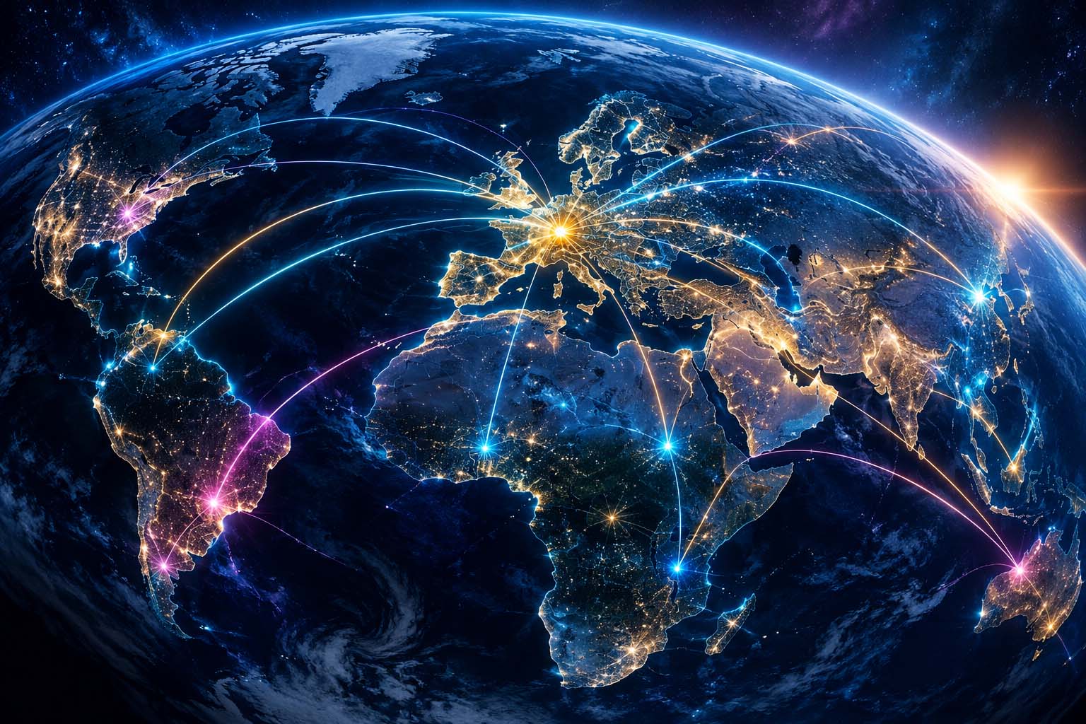 Worldwide professional distribution network