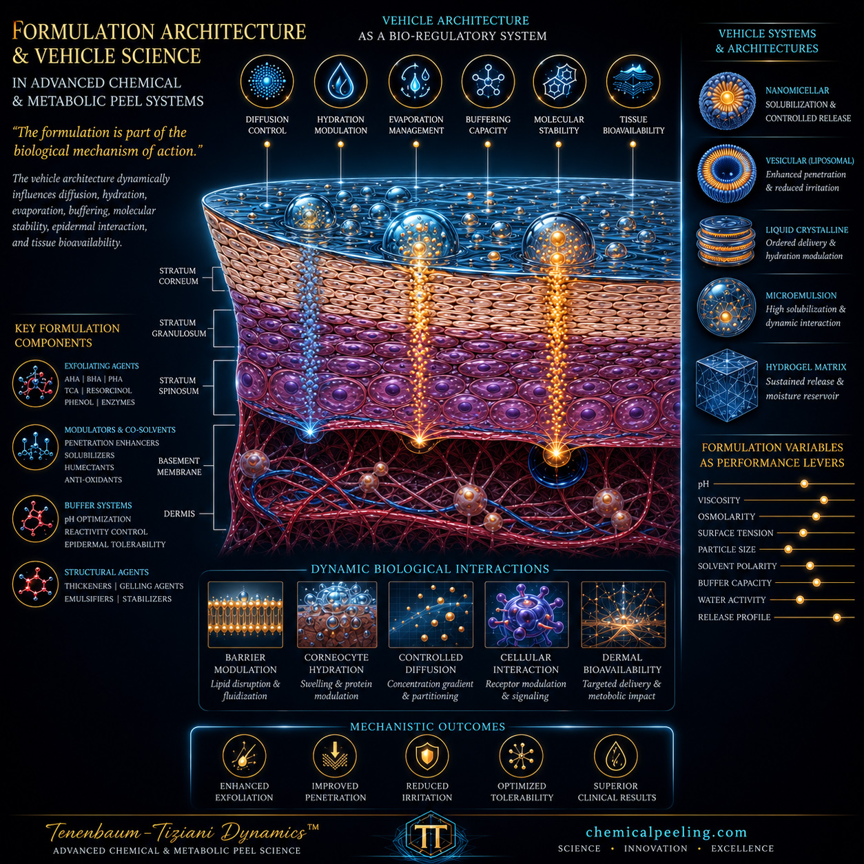 Formulation architecture and biological vehicle science