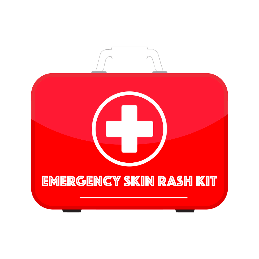 emergency skin rash kit for peels or cosmetics  complications